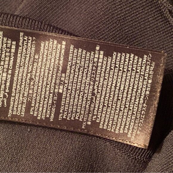 Guess Black Fit & Flare Knit Dress - Picture 11 of 11